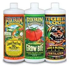 Fox Farm Triple pack - Big Bloom, Grow Big SOIL , Tiger Bloom 100ML DECANTED