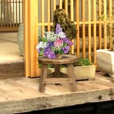 Mini Wooden Stool Plant Stand