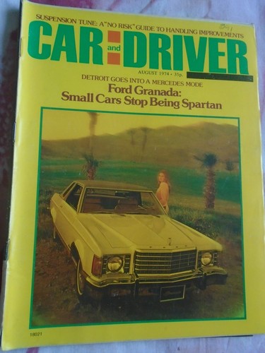 Car driver aug 1974 - &,
