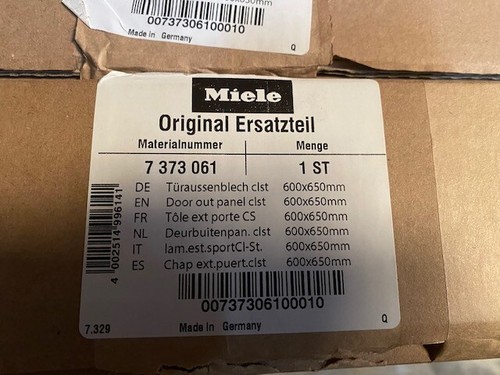 Miele outer door - outer, 600mm