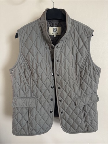 Ladies gilet metallic - gilet, green