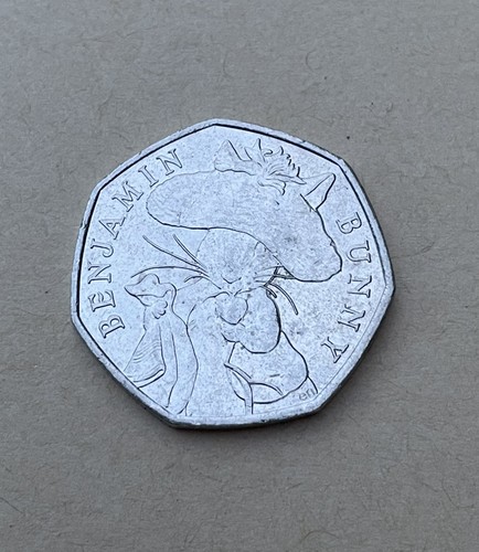 2017 circulated 50p benjamin - 50p,