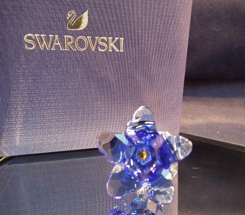 Swarovski crystal gentian - crystal,