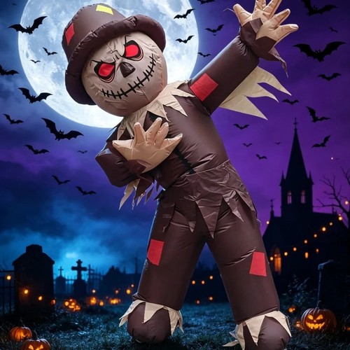 Inflatable scarecrow costume