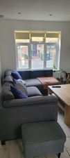 IKEA NOCKEBY Grey 3-Seater Sofa, L-Shape, Great Condition RRP £1,000