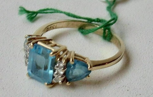 Vintage art deco aquamarine - art,