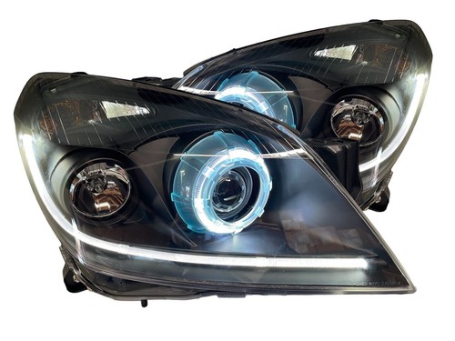 Lhd black projector headlights - black,
