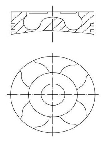 Mahle pistons for - , man
