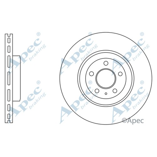 Brake discs vented - 2x,