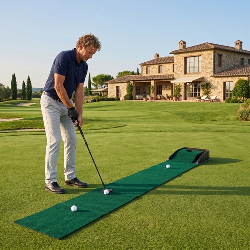 Golf green putting mat kit - golf,