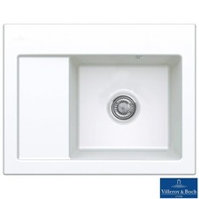 Villeroy & Boch Subway 45 1.0 Bowl White Ceramic Kitchen Sink LHD - NO WASTE