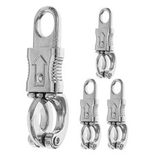  4pcs Quick Release Snap Hooks: Horse Harness Equestrian Training Horse Saddles