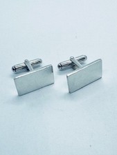 RECTANGULAR  PLAIN CUFFLINKS