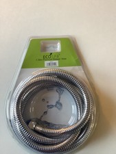 EcoSpa Universal Flexible Shower Hose - 1.25m, Stainless Steel Chrome