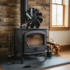 Elegant 8-Bladed Heat Powered