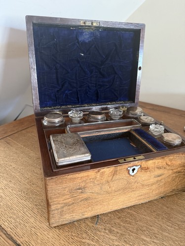 Victorian rosewood vanity box - victorian,