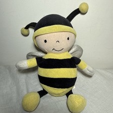 DMC Bee Soft Plush Bean Filled Toy 9.5”