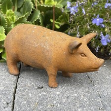 Small Rusty Cast Iron Pig