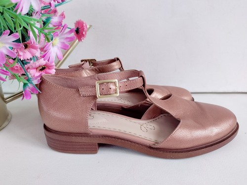 Clarks sunset leather rose - leather,