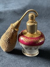 Limoges France Miniature Perfume Scent Atomiser Porcelain Vintage Atomist