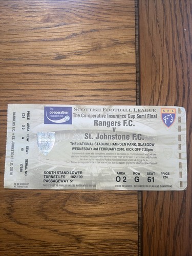Glasgow rangers johnstone - v, st