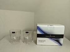 Pair dartington crystal - of,