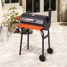 Outdoor Barrel Barbecue Grill  2 in 1 Barbecue & Smoking Camping & Parties