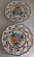 2 X Spanish Hand Painted