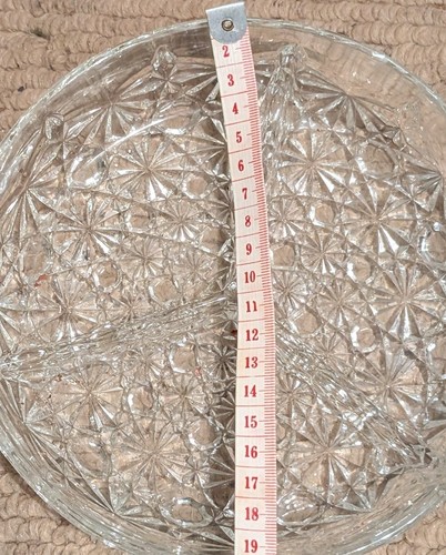 Glass flat serving plate - serving, dish