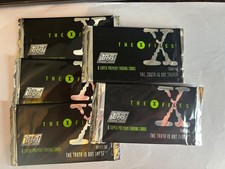 The X-Files Series 1 Trading Cards x5 mint sealed packs of 6 cards