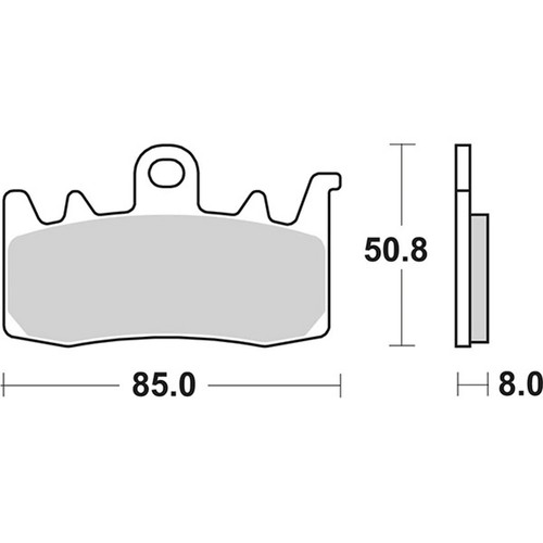 Sbs front motorcycle brake - front,