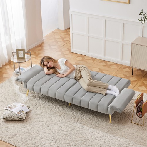 Seater grey velvet click - 2,