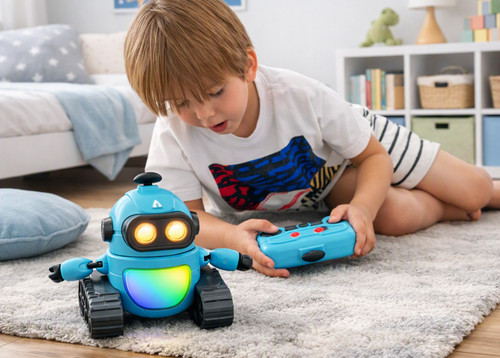 Robot toy led eyes dancing - rc,