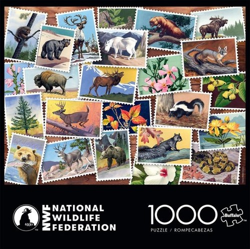 Nwf stamp collage 1000 - nwf, 1000-piece