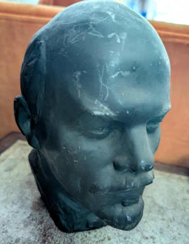 Vtg metal bust lenin - vtg,