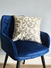 Premium high quality damask paisley floral jacquard embroidered Cushion Cover