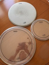 Used Remo Mapex Drum Heads