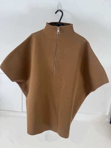 Bnwt zara brown oversized cape - oversized,