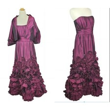 Liancarlo Couture Saks Fifth Avenue Silk Strapless Ball Gown 12 Formal Lux Dress