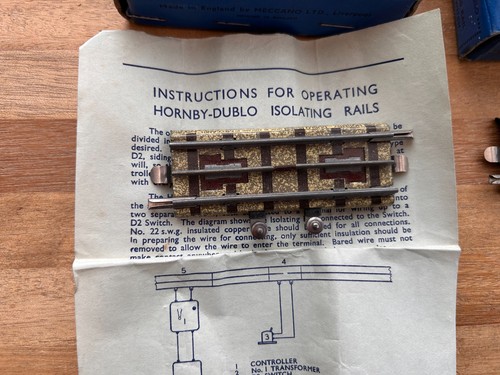 Hornby dublo ibr isolating - hornby,