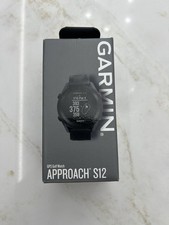 Garmin Approach S12 GPS Golf Watch Black Brand New