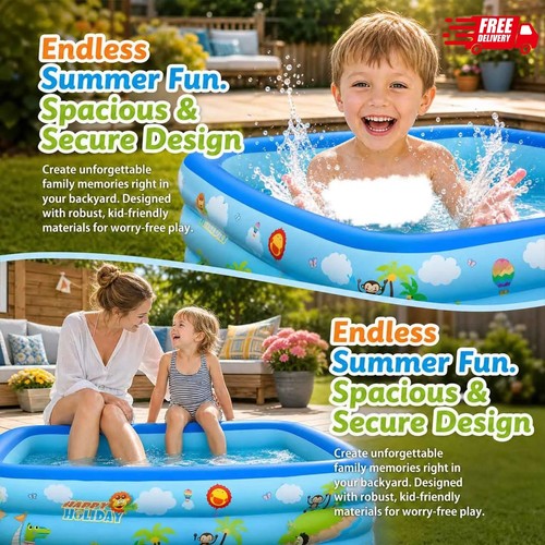 Large inflatable swimming pool - large,