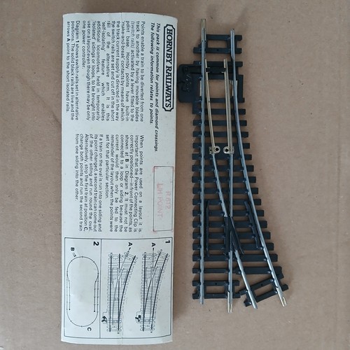 Hornby r612 point points - hornby, l/h