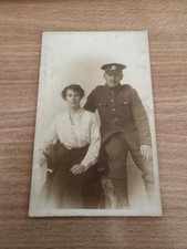 Postcard - Old Photograph Social History Military  WW1 interest