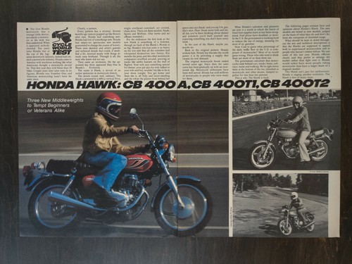 Vintage 1975 honda hawk - hawk, cb