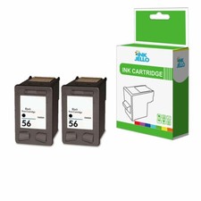 2 Black  Ink Cartridge for HP