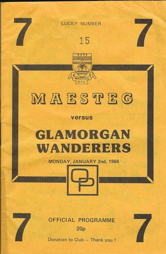 Maesteg v Glamorgan