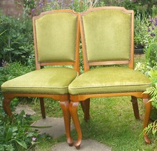 4 VINTAGE CHAIRS DINING CHAIRS STUNNING SOLID WOOD CHAIRS COLLECTION OSWESTRY