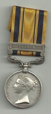SOUTH AFRICA MEDAL 1877-8 THOMAS HUGHES 88TH FOOT CONNAUGHT RANGERS
