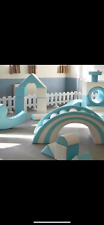 Blue and White Imported Soft Play Equipment in excellent condition.